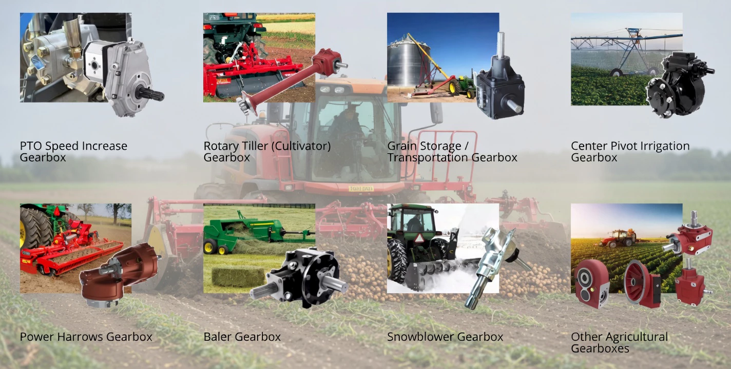 Agricultural gearbox range